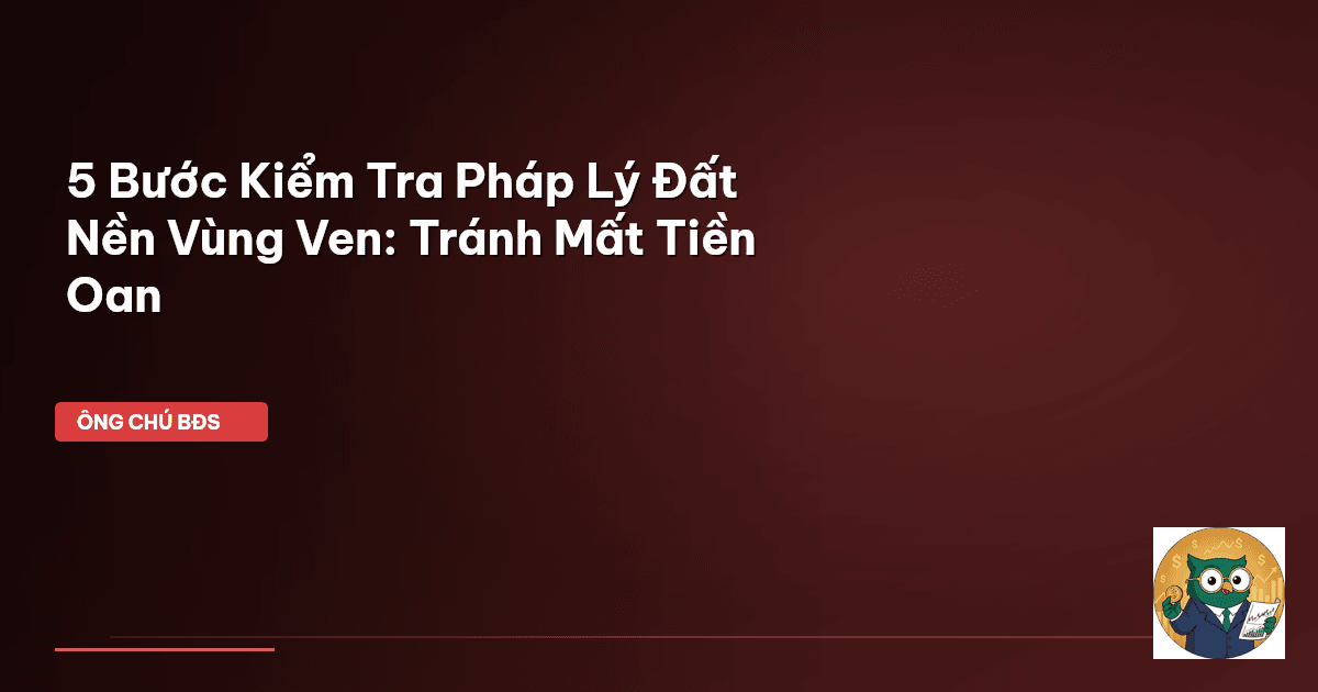 đất nền vùng ven