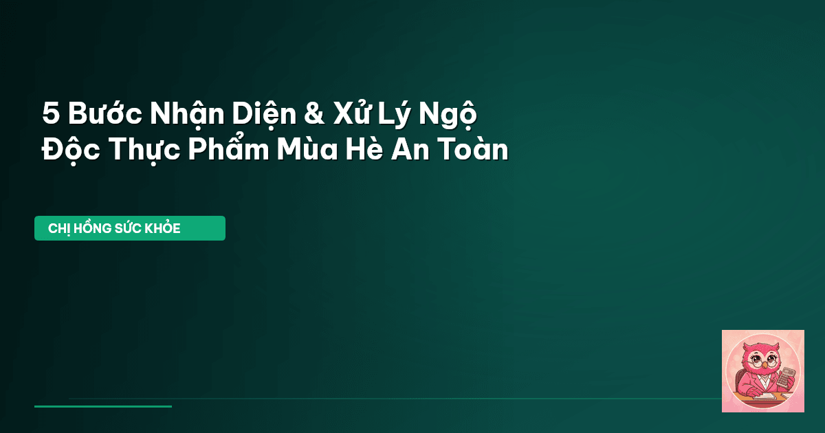 ngộ độc thực phẩm