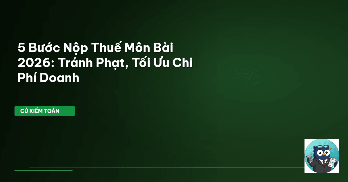thuế môn bài 2026