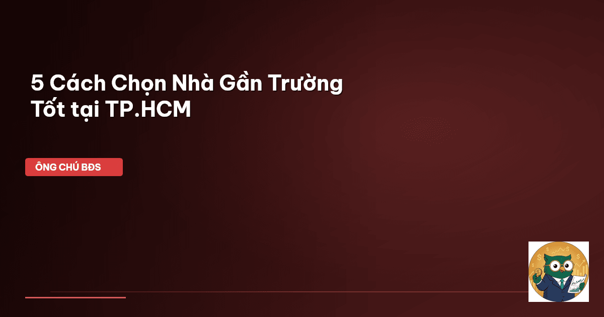 mua nhà gần trường