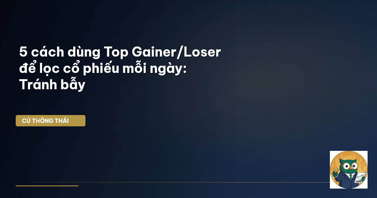 Top gainer hôm nay