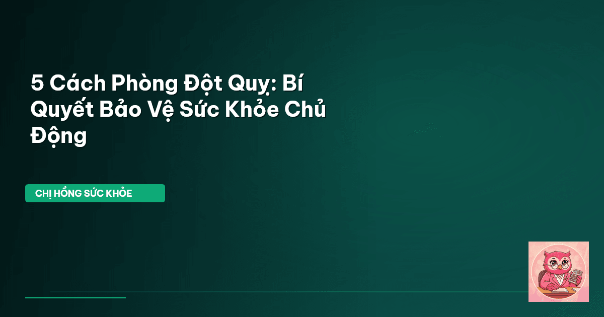 phòng chống đột quỵ