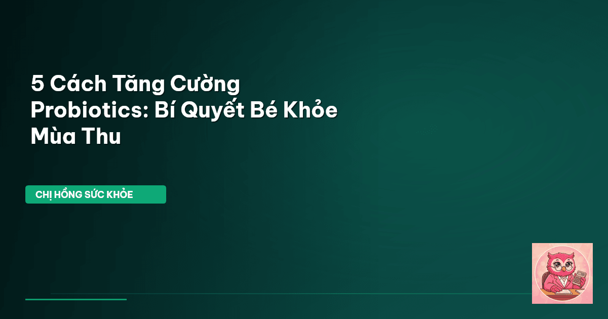 probiotics cho bé