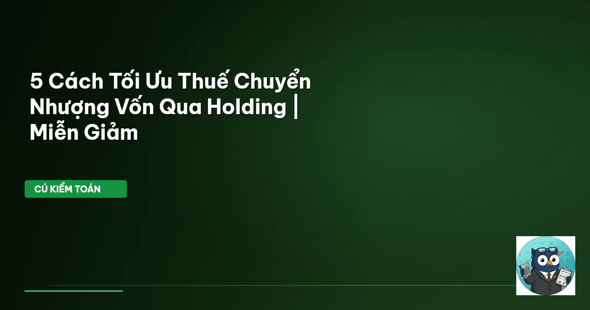thuế chuyển nhượng vốn