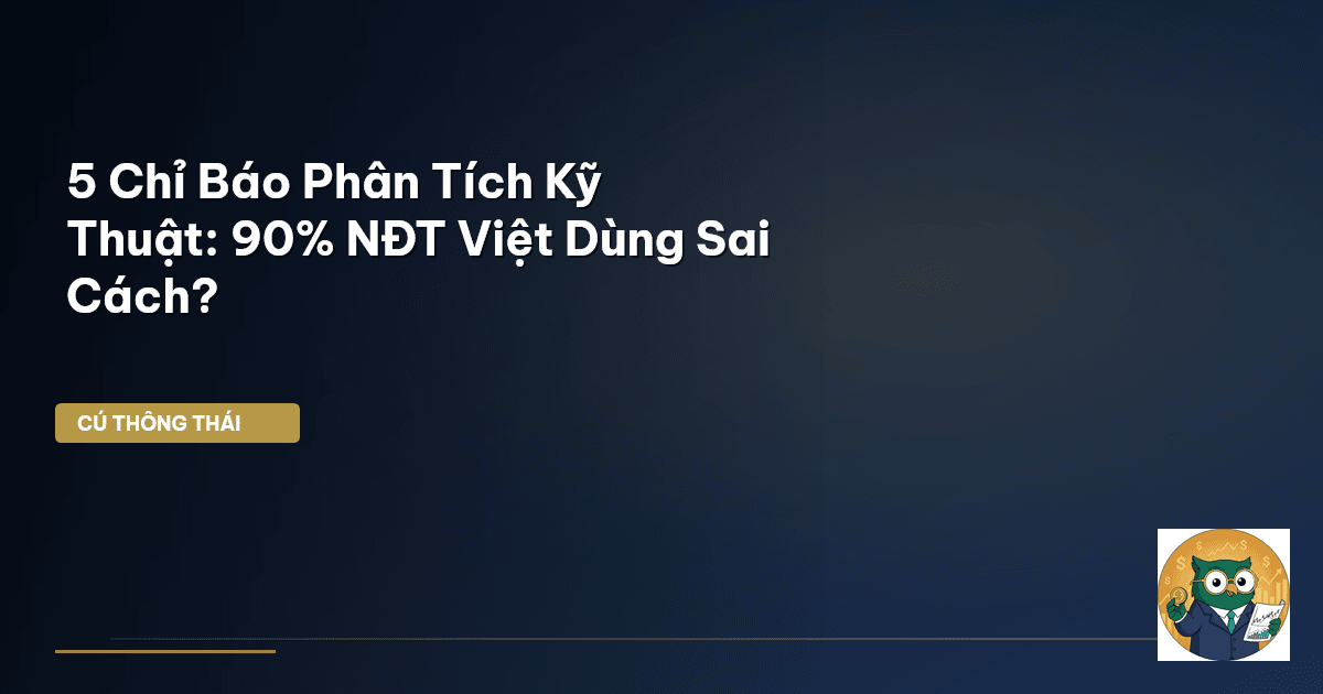 5 Chỉ Báo Phân Tích Kỹ Thuật: 90% NĐT Việt Dùng Sai Cách?