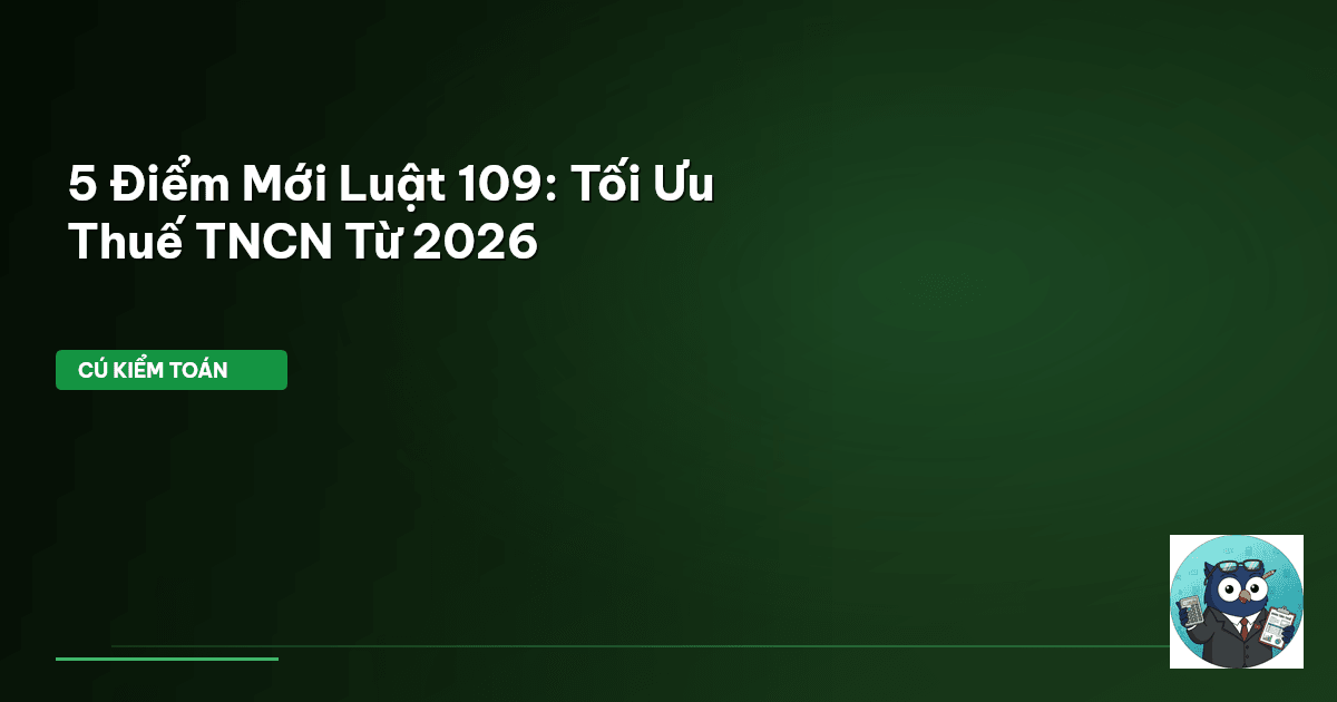 Luật Thuế TNCN 109