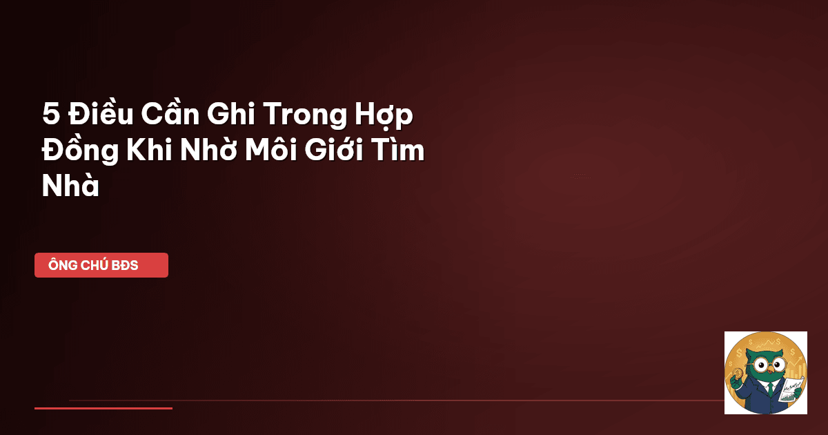 môi giới bất động sản