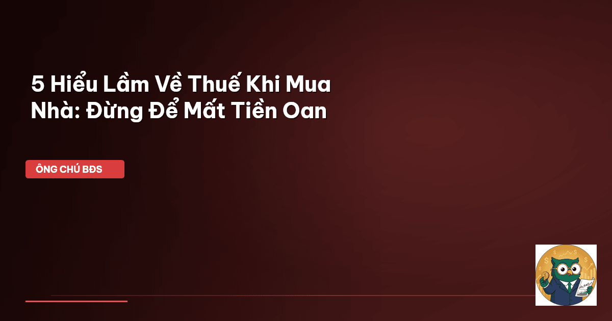 thuế khi mua nhà