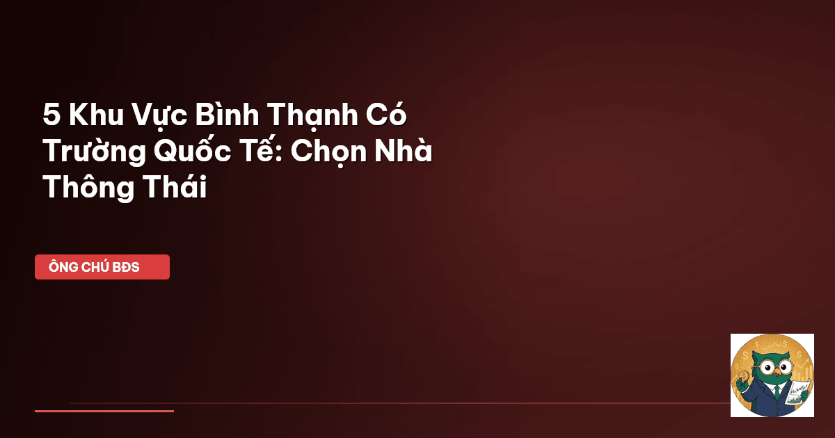 Bất động sản Bình Thạnh