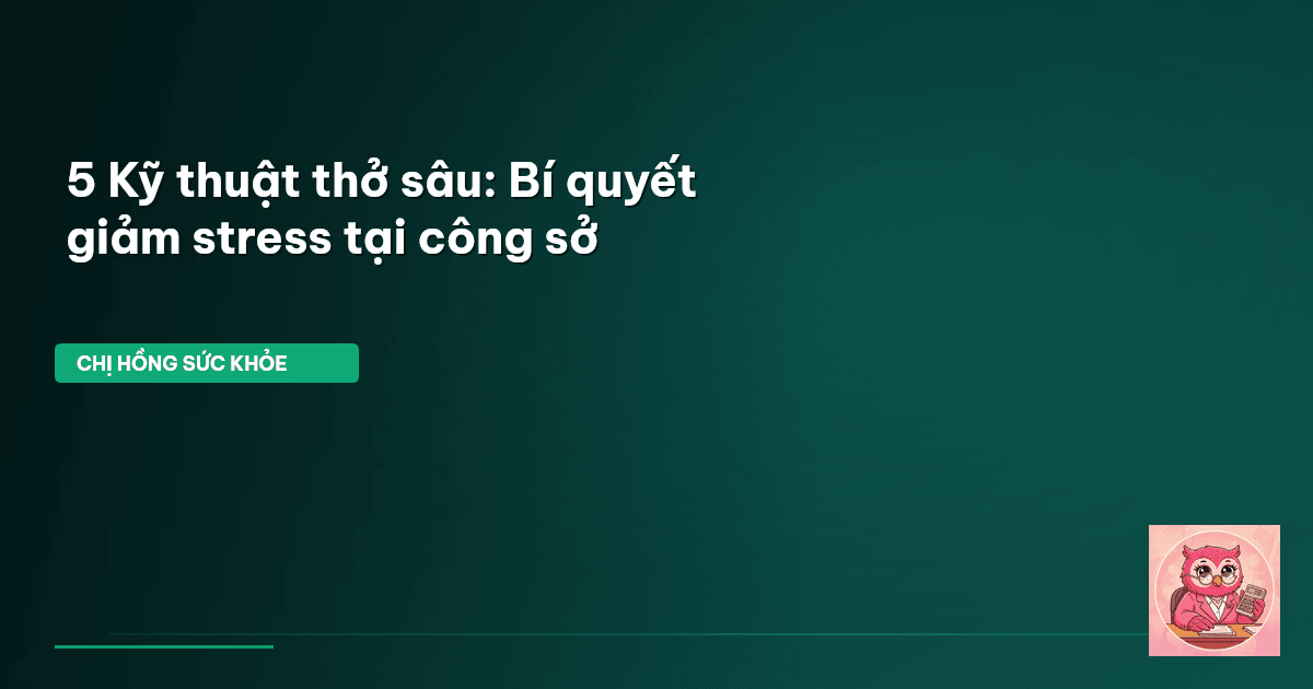 cách giảm stress