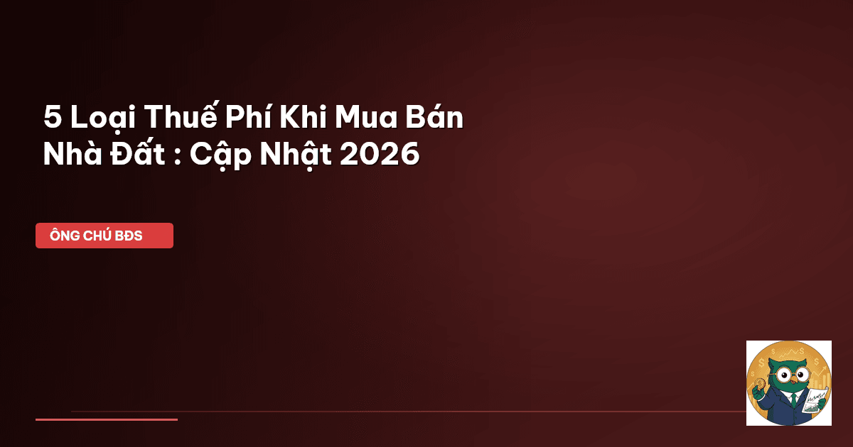 thuế mua bán nhà đất