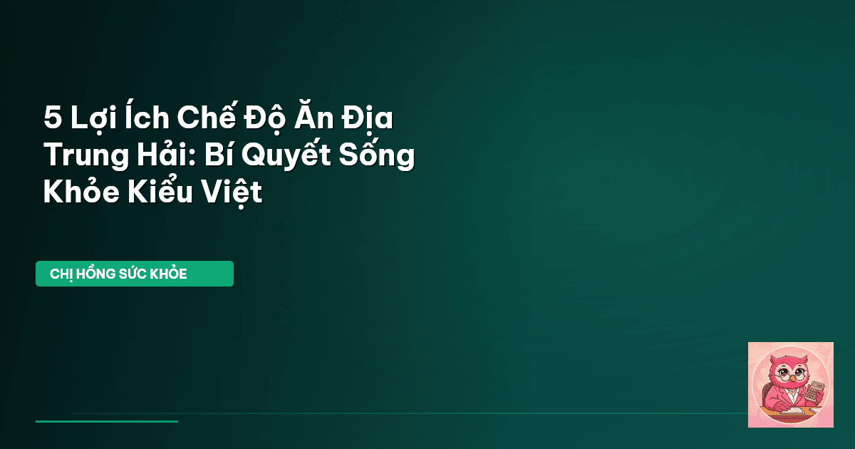 chế độ ăn địa trung hải