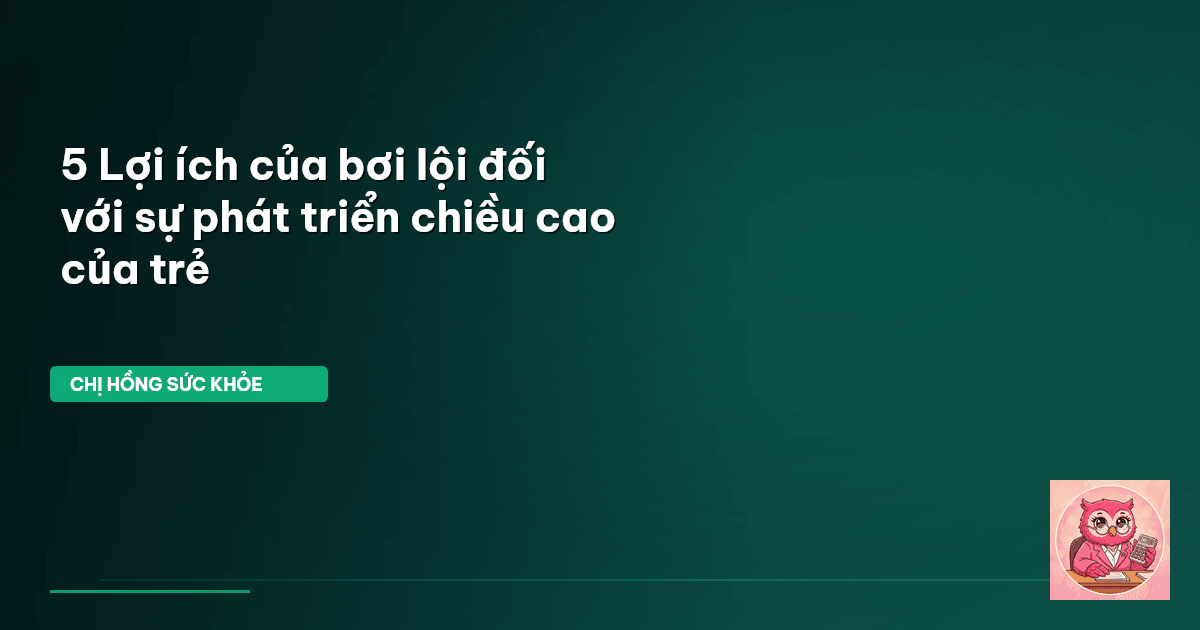 bơi lội tăng chiều cao