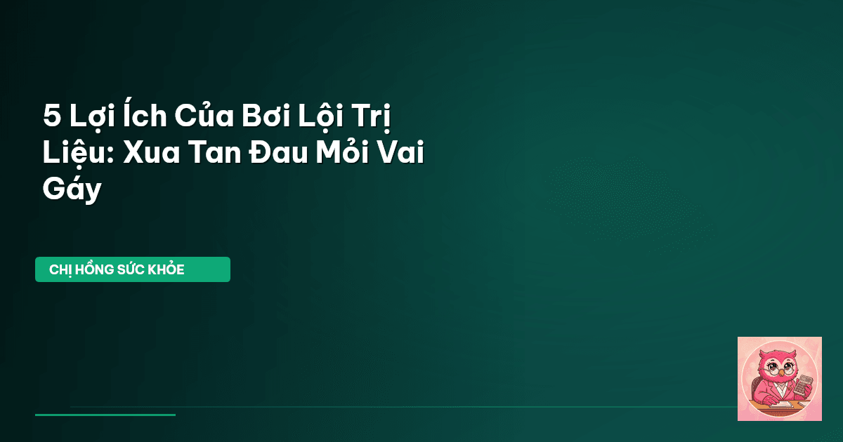 bơi lội trị liệu
