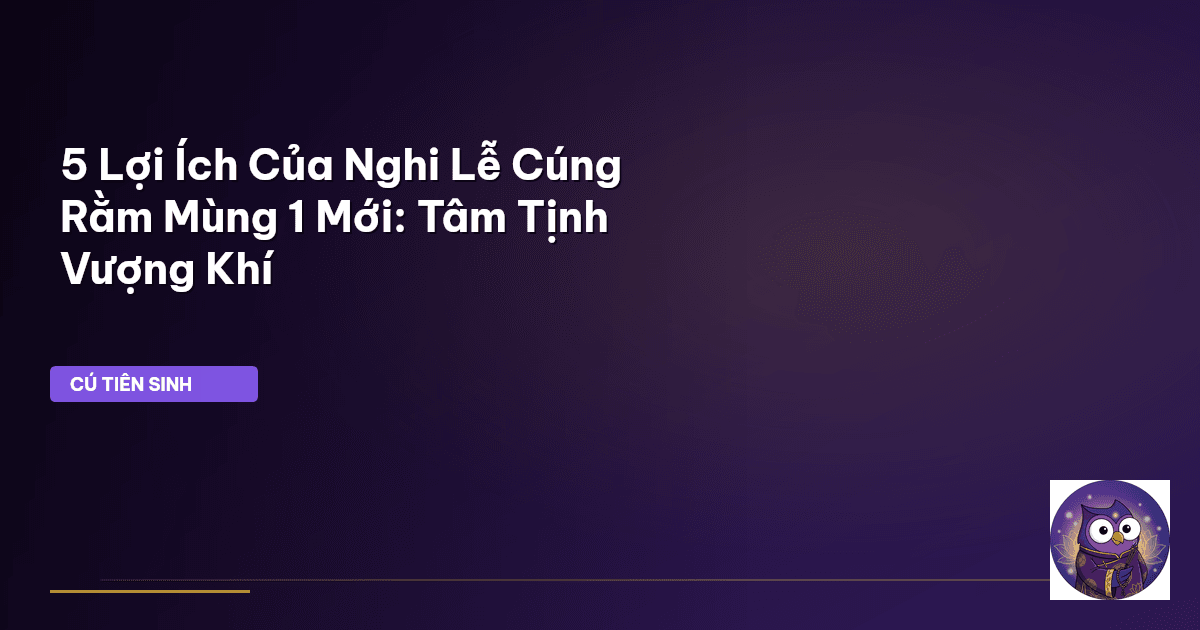 cúng rằm mùng 1