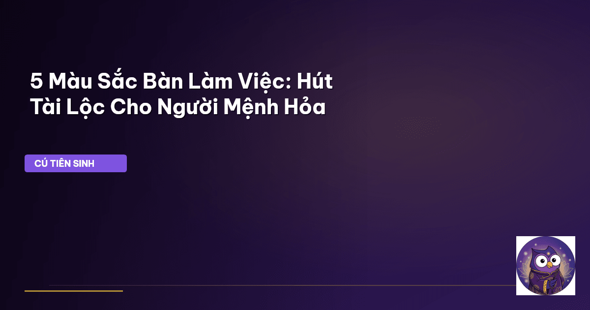 phong thủy người mệnh Hỏa