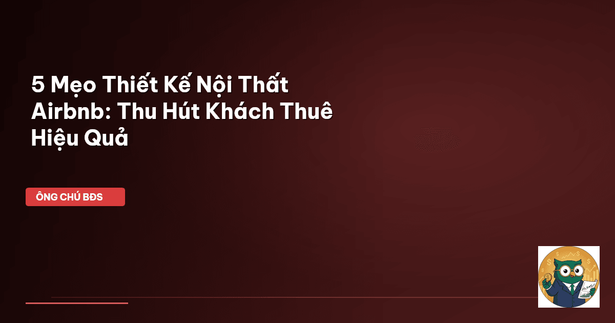 thiết kế nội thất Airbnb