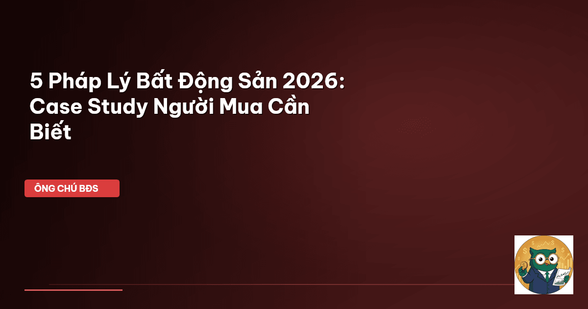 pháp lý bất động sản 2026