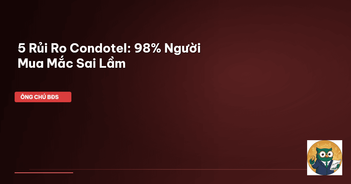 rủi ro condotel