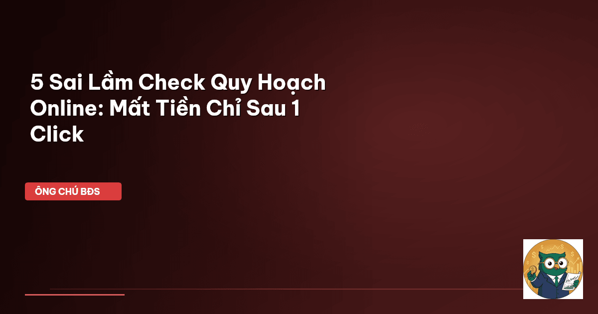 check quy hoạch