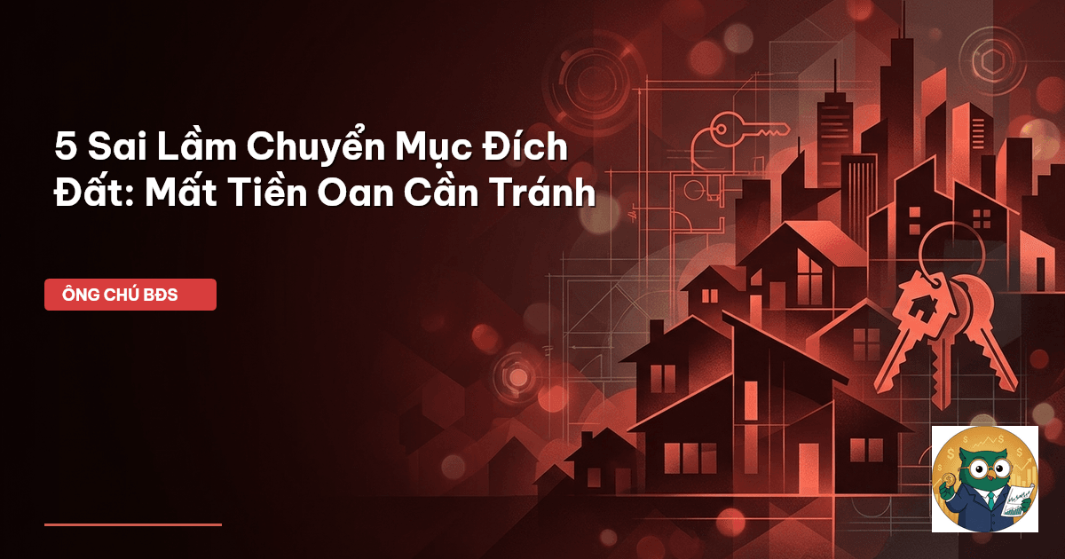 chuyển mục đích sử dụng đất