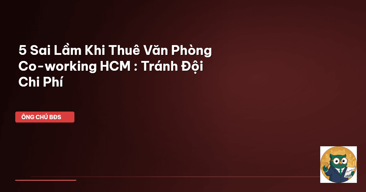 văn phòng co-working HCM