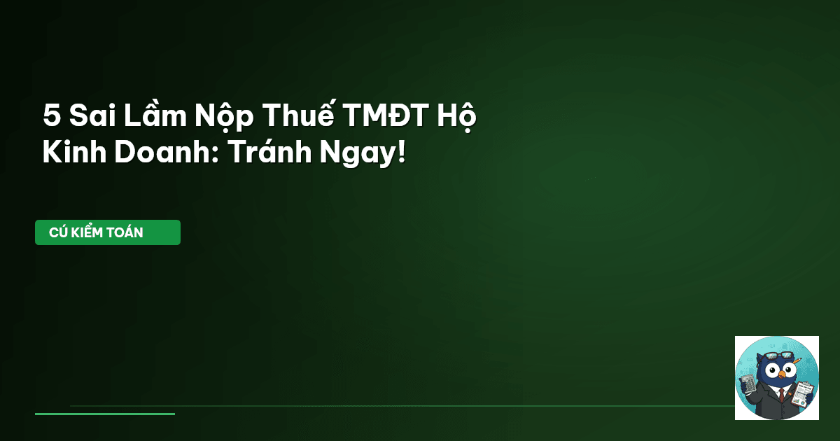 thuế TMĐT hộ kinh doanh