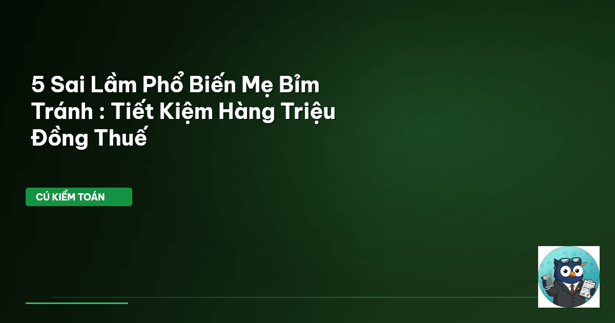 thuế mẹ bỉm