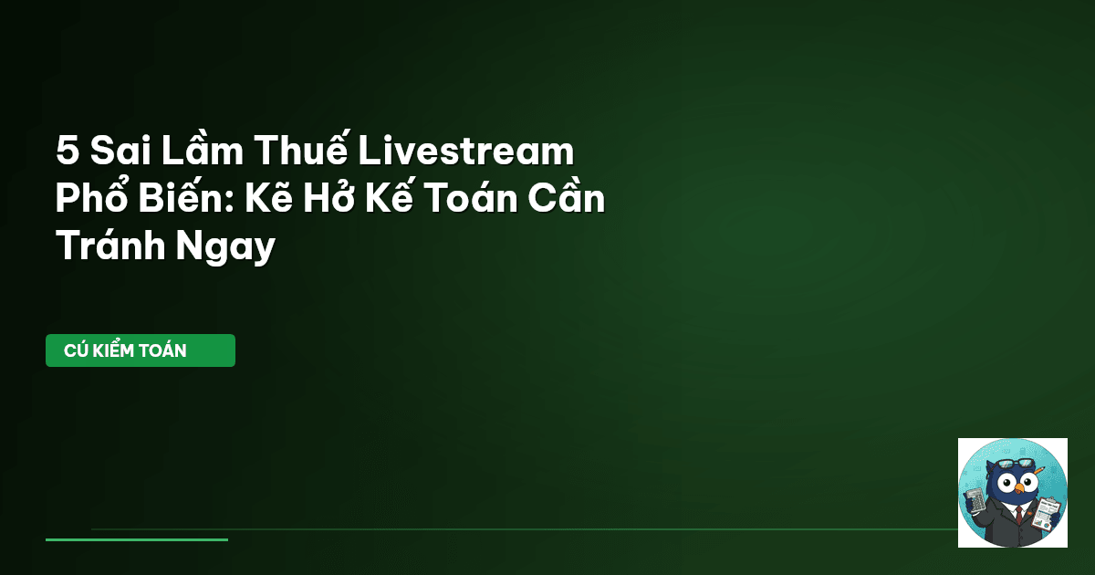 thuế livestream