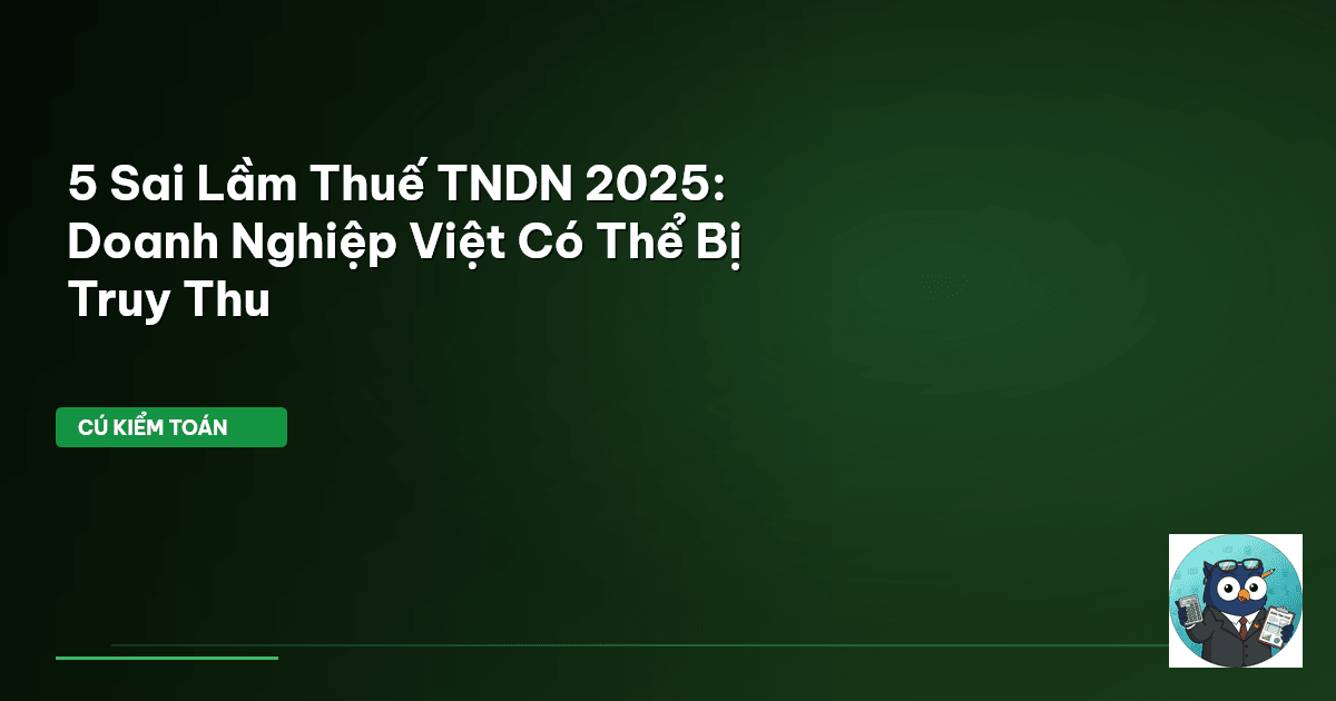 thuế doanh nghiệp 2025