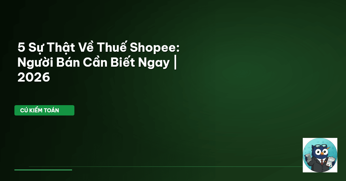 thuế bán hàng shopee
