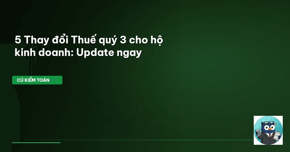 thuế hộ kinh doanh