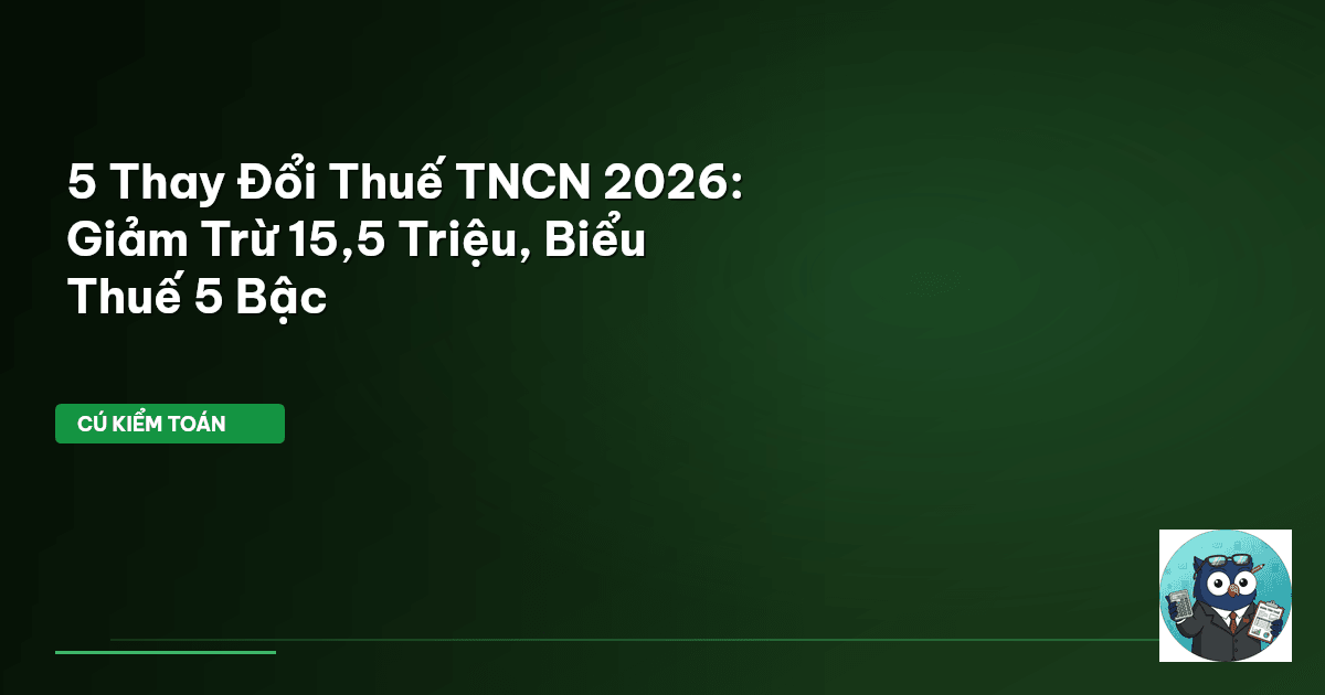thuế TNCN 2026
