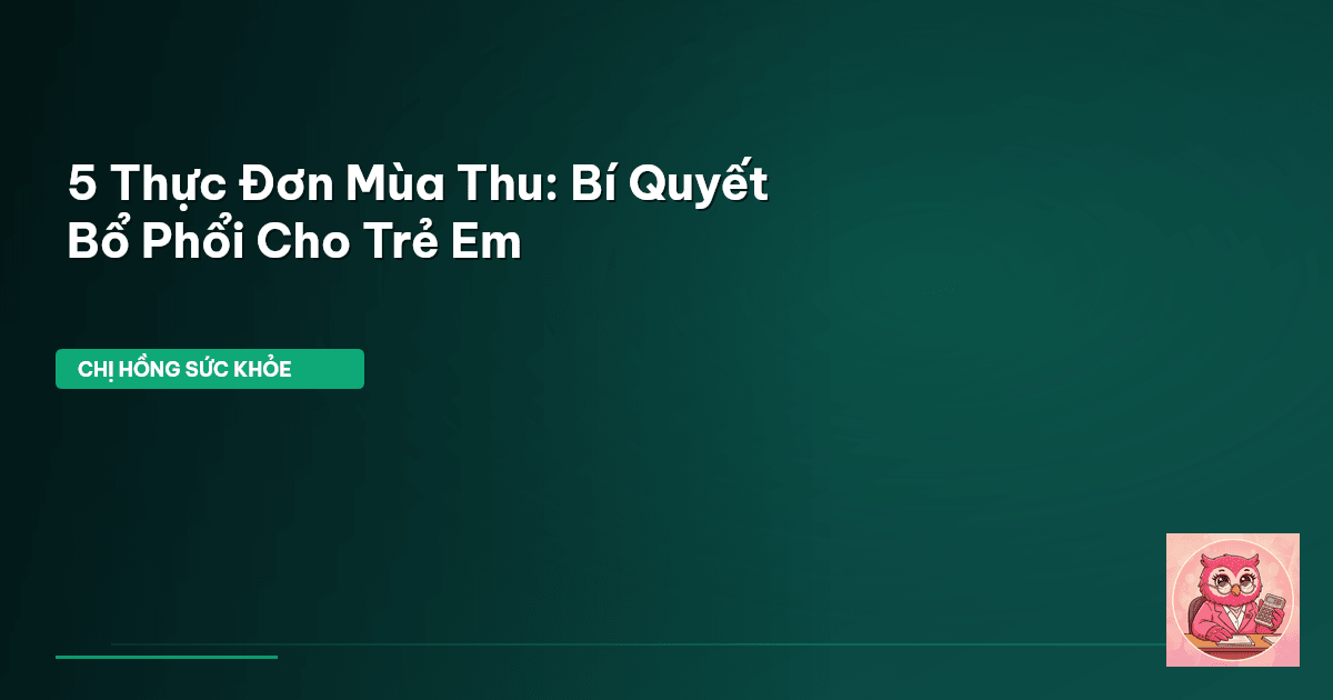 bổ phổi cho trẻ