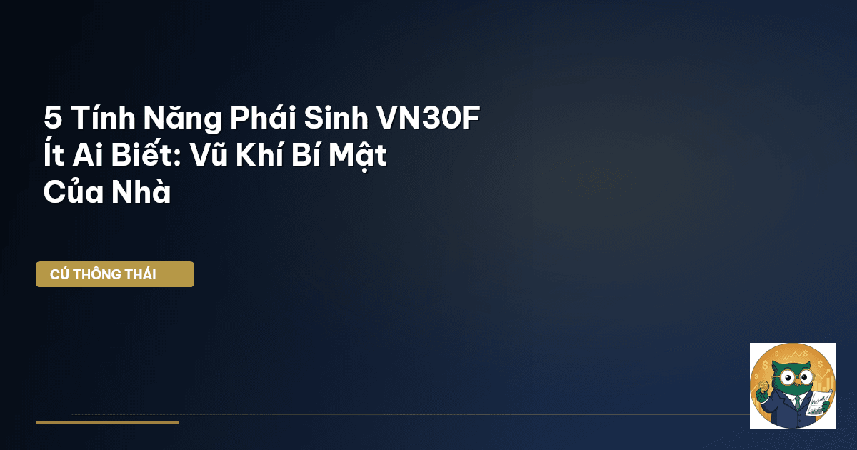 5 Tính Năng Phái Sinh VN30F Ít Ai Biết: Vũ Khí Bí Mật Của Nhà