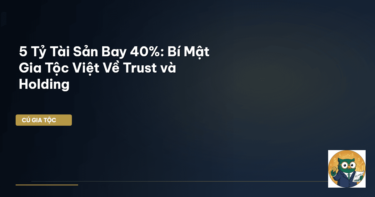 5 Tỷ Tài Sản Bay 40%: Bí Mật Gia Tộc Việt Về Trust và Holding