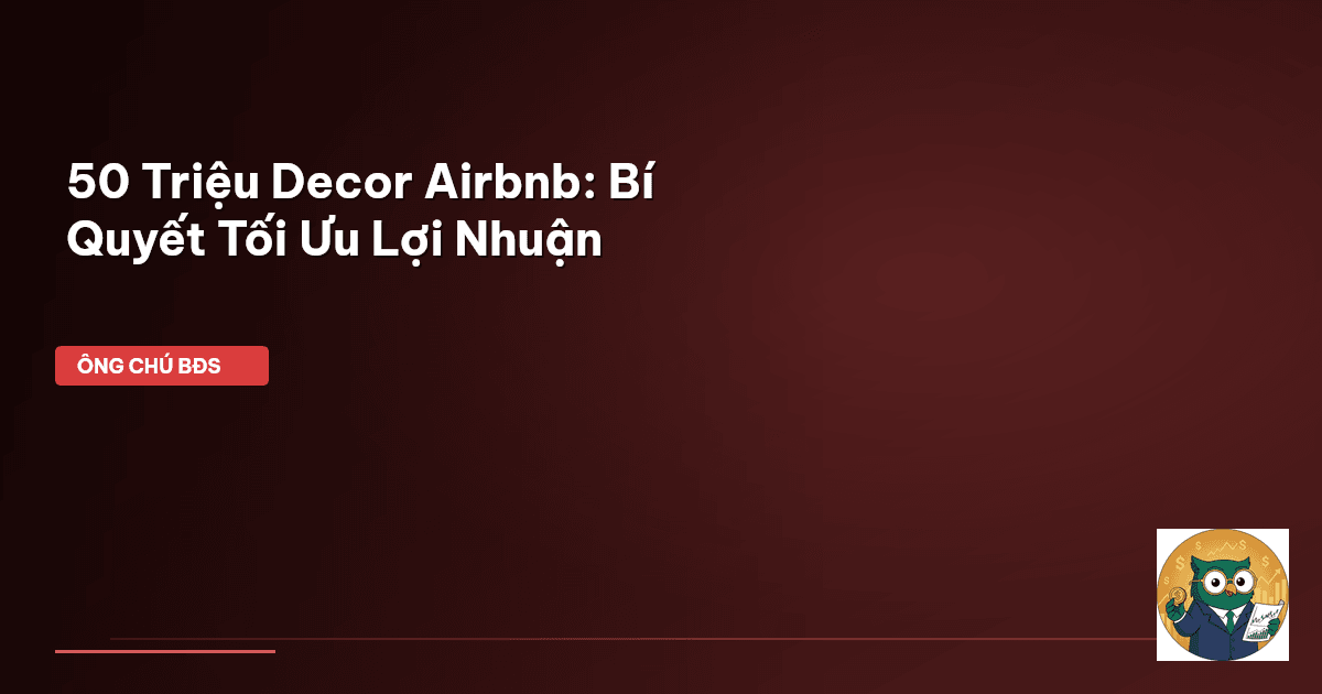 decor căn hộ Airbnb