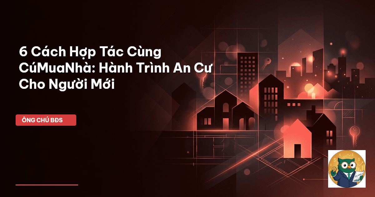 6 Cách Hợp Tác Cùng CúMuaNhà: Hành Trình An Cư Cho Người Mới