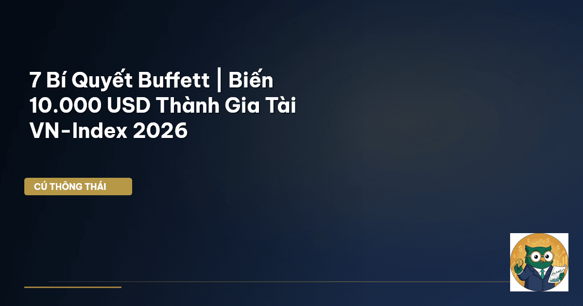 7 Bí Quyết Buffett | Biến 10.000 USD Thành Gia Tài VN-Index 2026