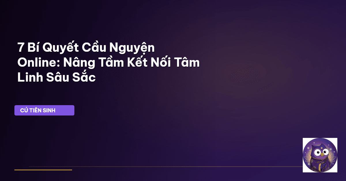 cầu nguyện online