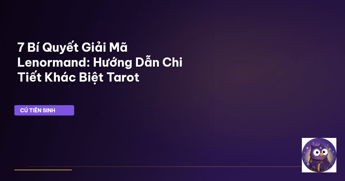 bói bài lenormand online