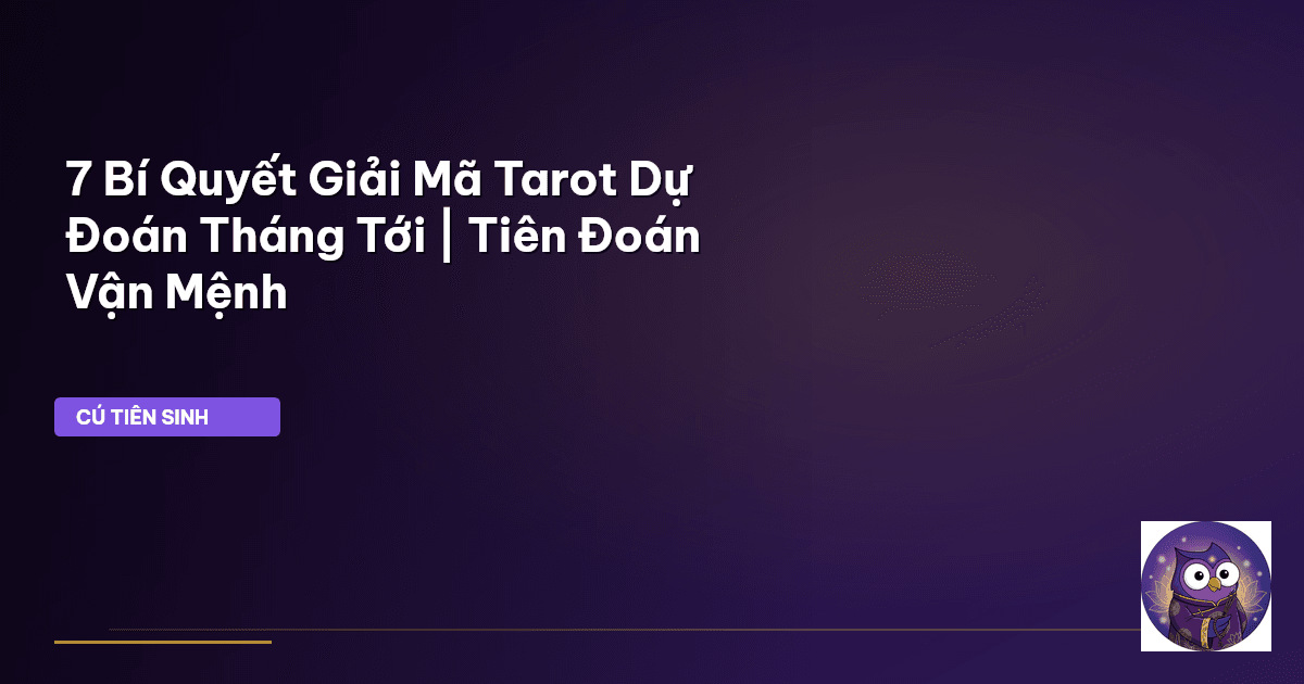 tarot dự đoán