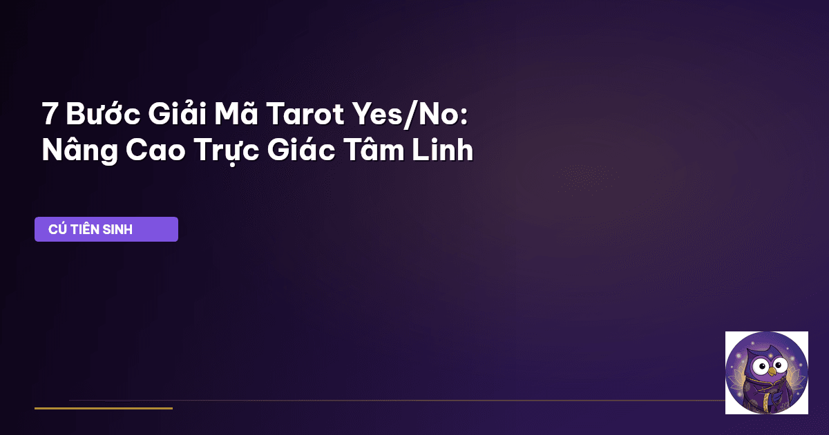 tarot yes/no