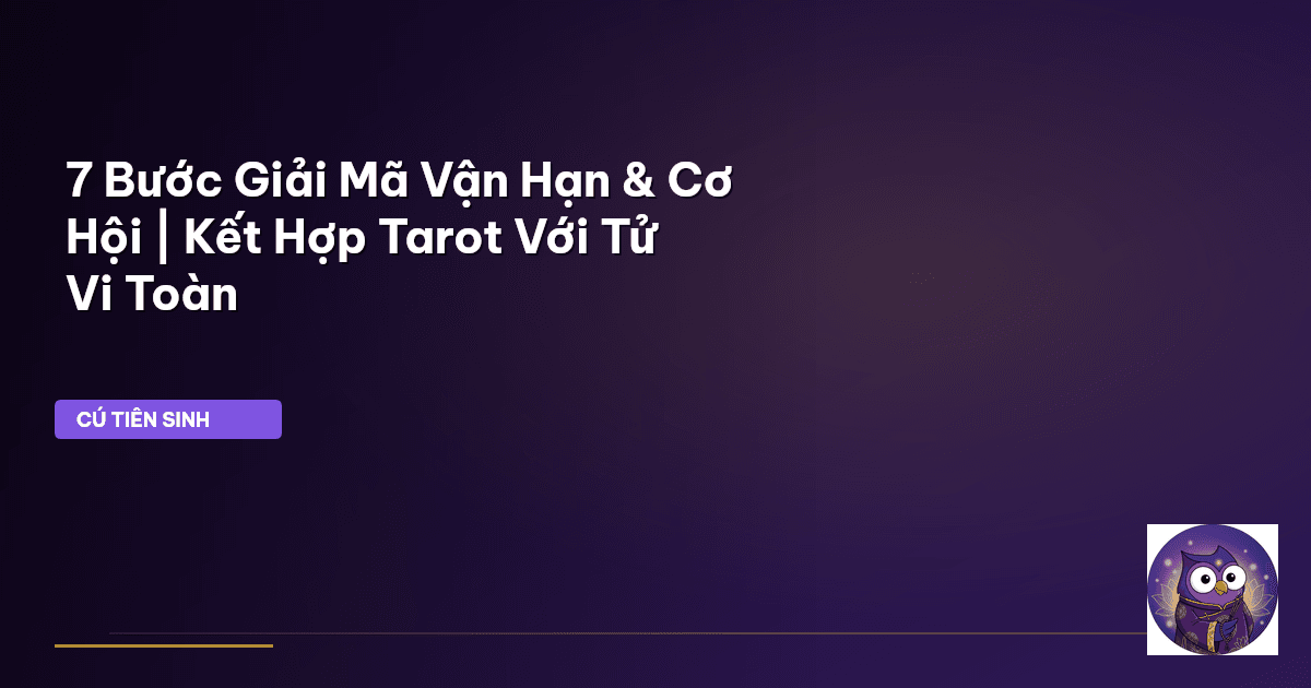 kết hợp Tarot Tử Vi