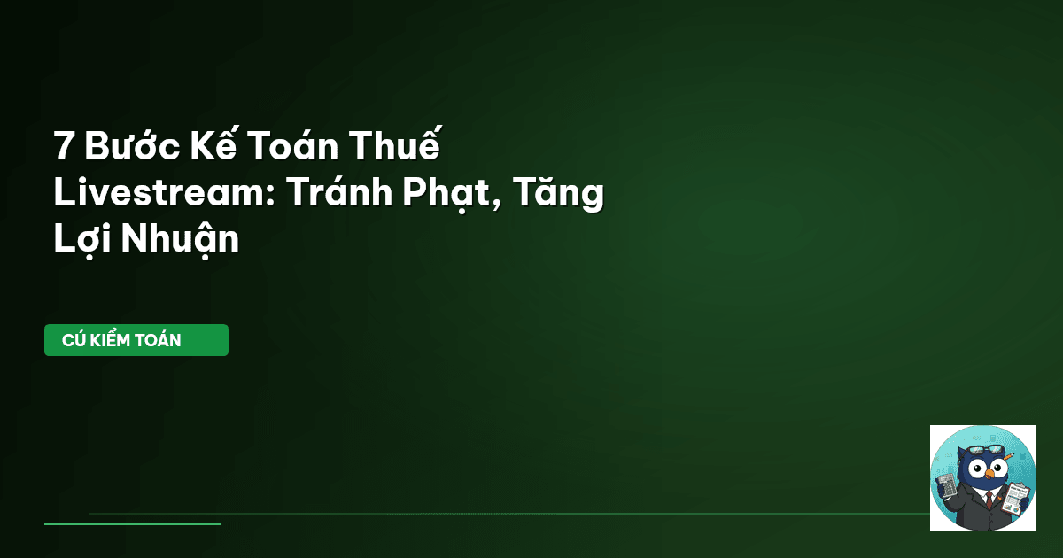 kế toán thuế livestream