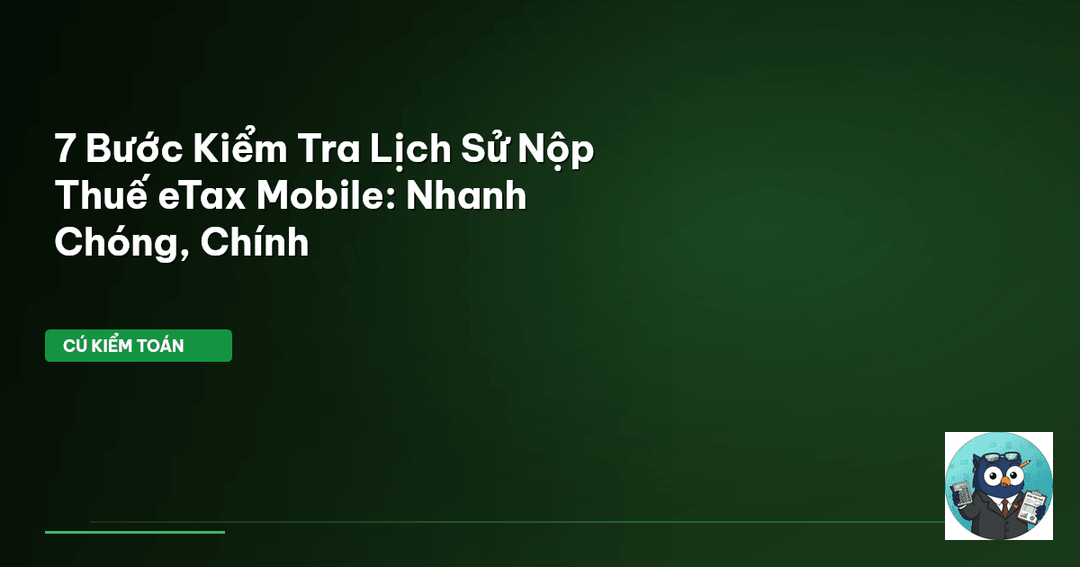 lịch sử nộp thuế