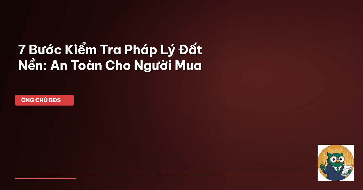pháp lý đất nền