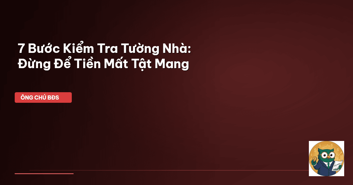 kiểm tra tường chung cư