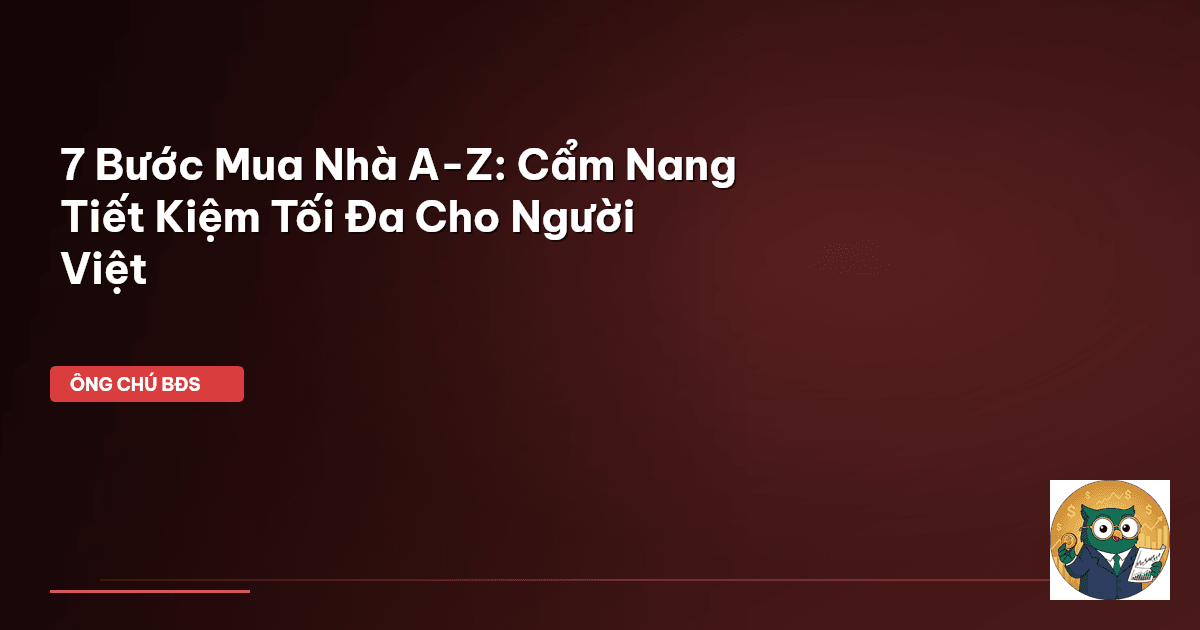 quy trình mua nhà