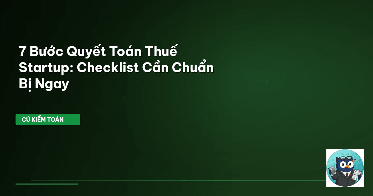 quyết toán thuế startup